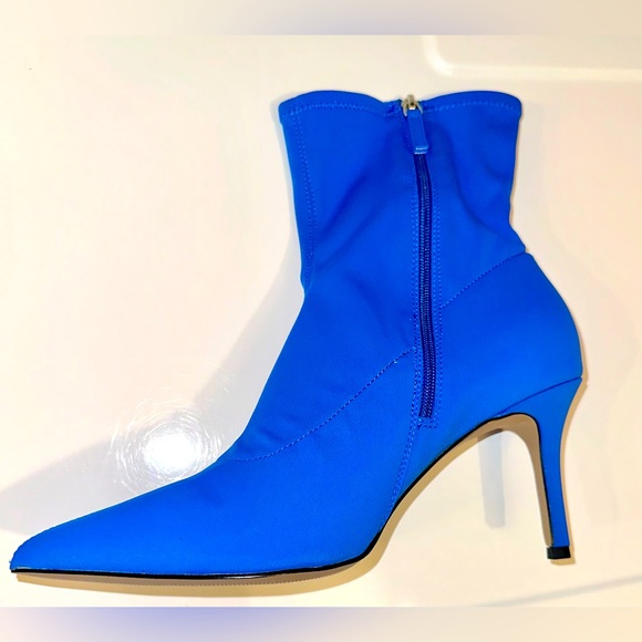 Eloquii Neoprene Ankle Boots-cobalt blue - Picture 2 of 2